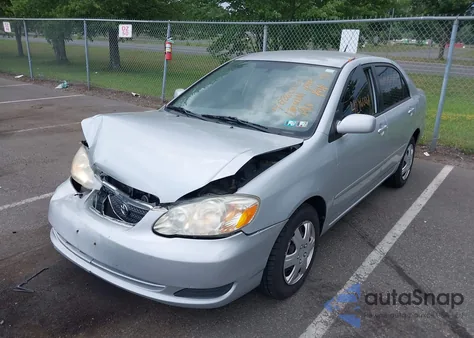 2008 Toyota Corolla Le из США, поврежденный, VIN 2T1BR32E48C870747